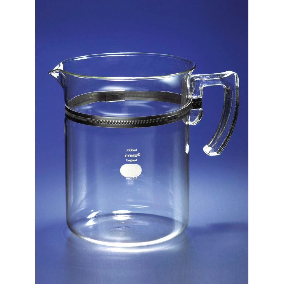 Pyrex® Borosilicate Glass Replacement Beaker without Handle, 3 L