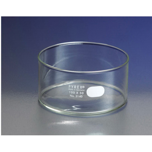 Pyrex® Heavy Duty Rim Borosilicate Glass Crystallizing Dish, 90 ml