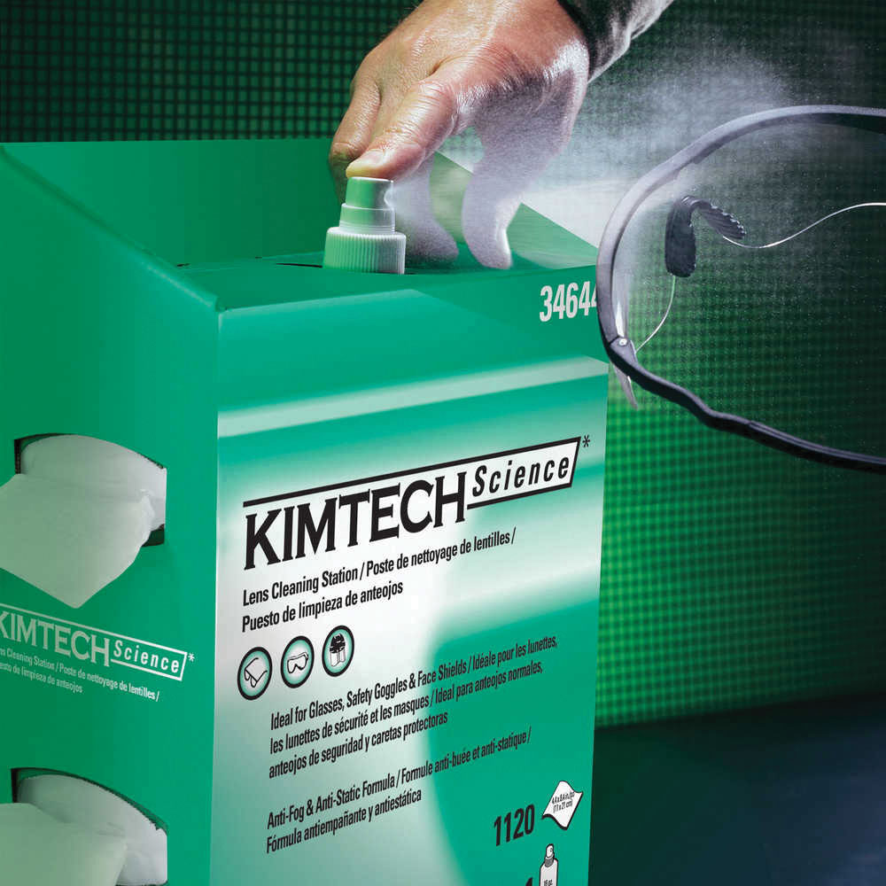 Kimtech Science Lens Cleaning Station with 1 ply Tissue and 16 oz
