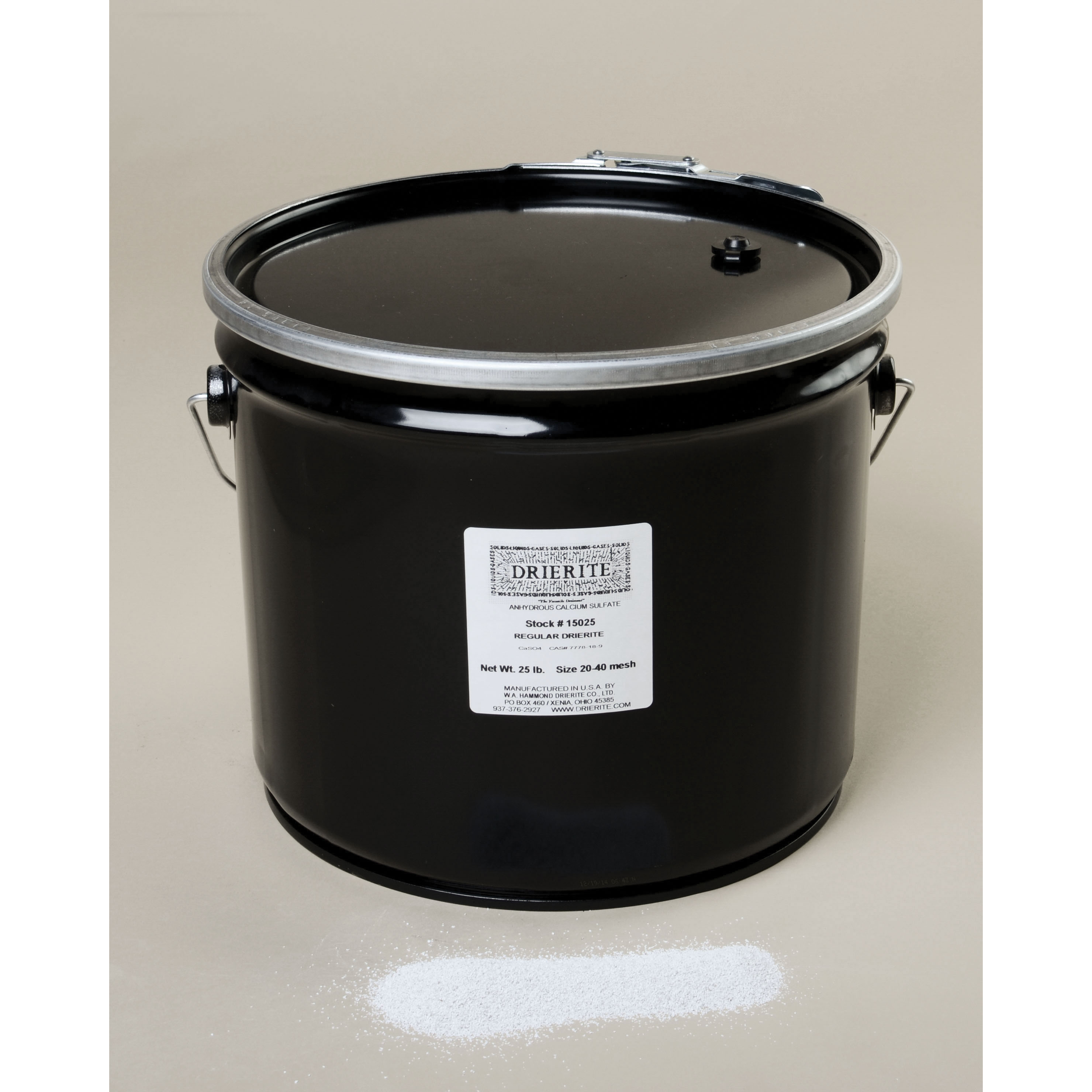 Drierite™ Nonindicating Regular Desiccant, 20 to 40 Mesh Size, 25 lb